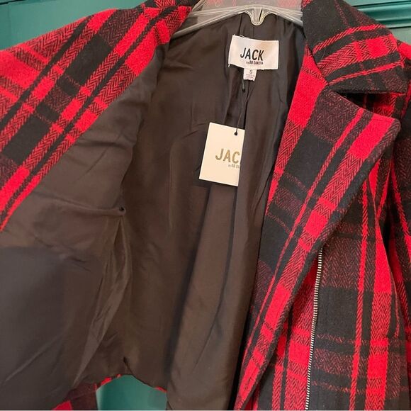 NWT Jack BB Dakota out of the woods plaid jacket sz small - Picture 8 of 9
